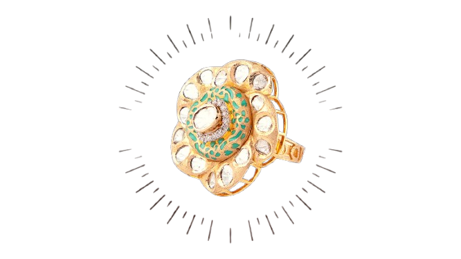Art Deco inspired jewellery model